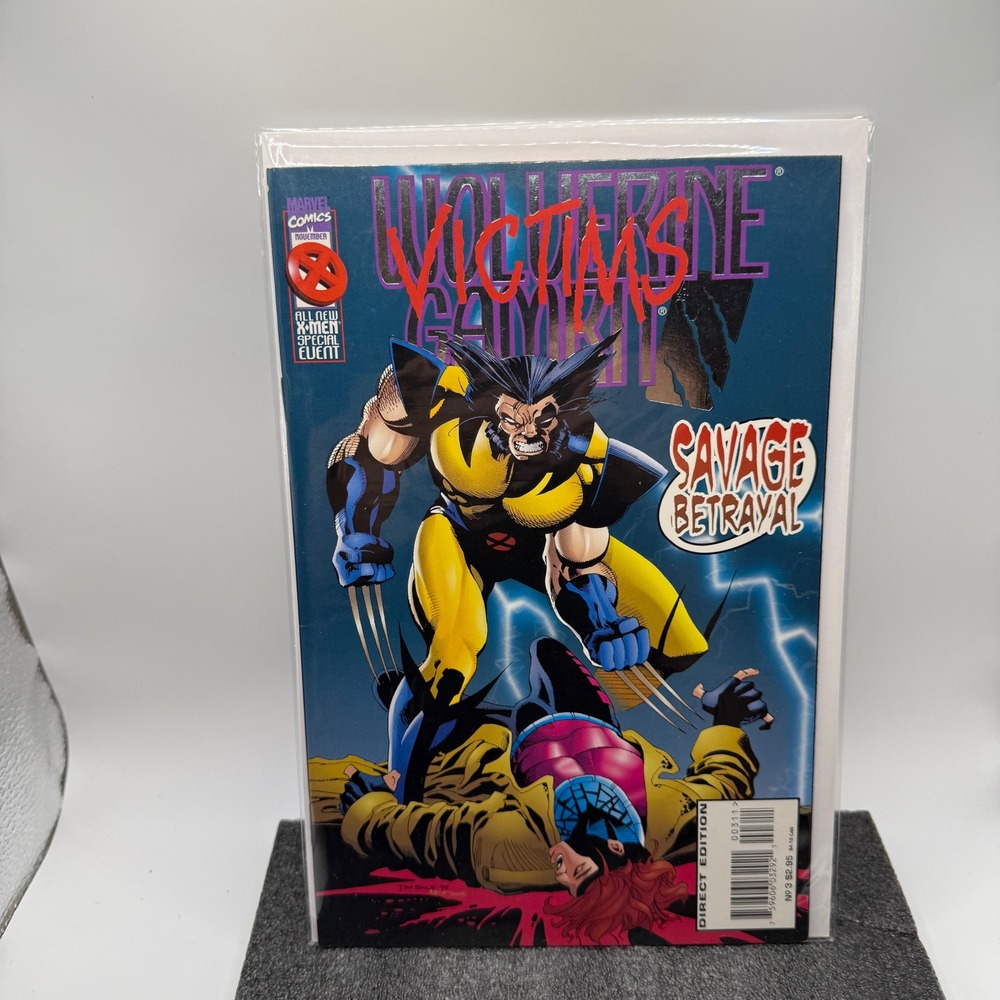 Marvel Comics Wolverine Gambit Victims 3 Savage Betrayal Nov 1995 Tim Sale Art
